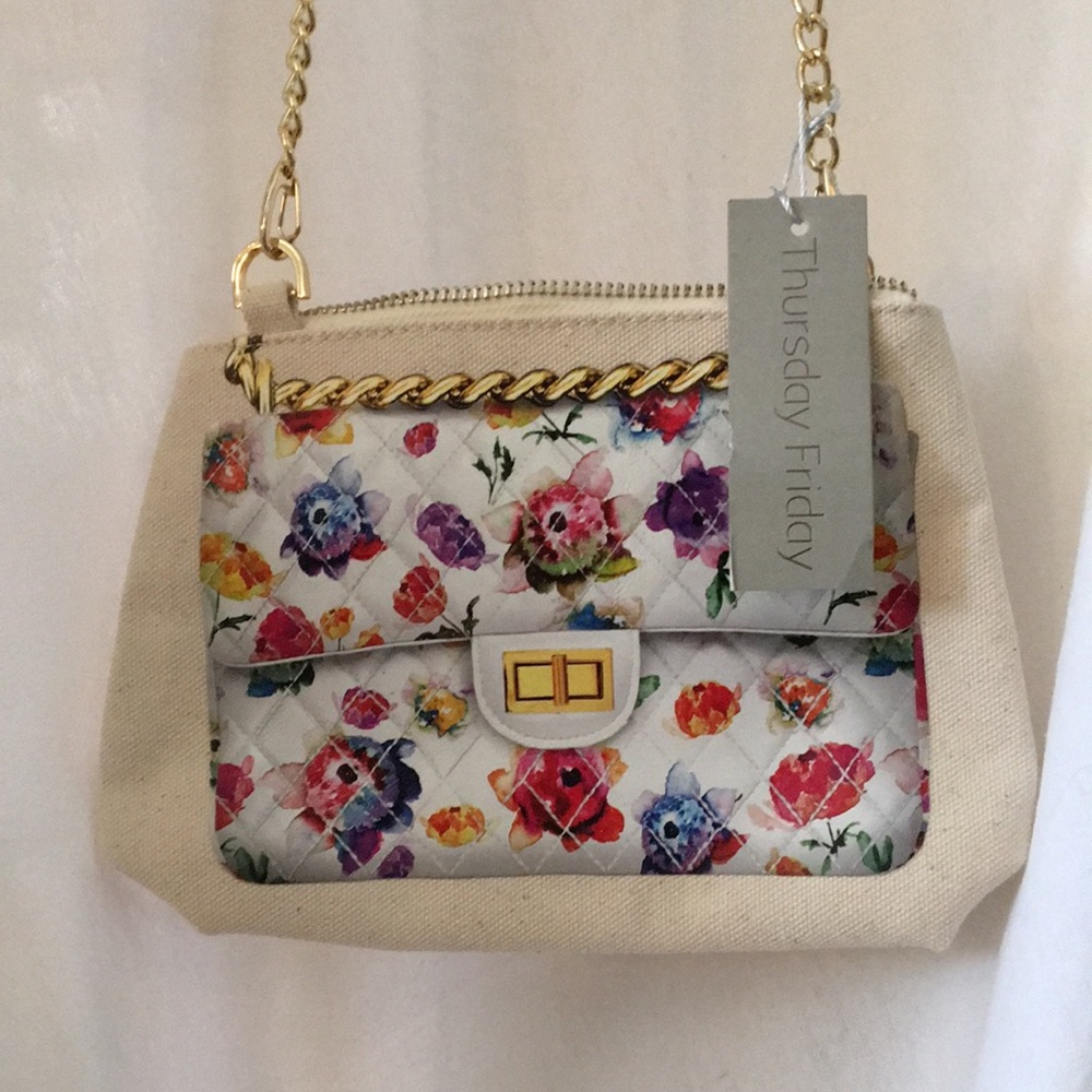 New Thursday Friday canvas carry all cross body